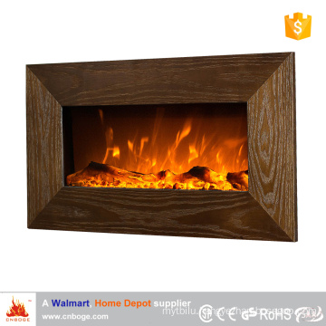 Wood Wall Mounted Electric Fireplace